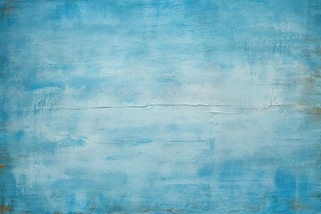 Blue Canvas Texture Background with Grated Stroke and Old Dirt. Turquoise and Colorless Hues.