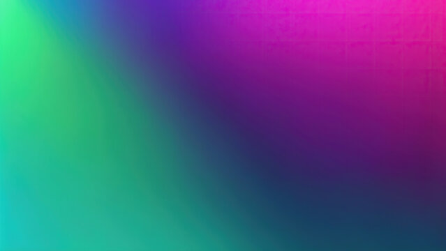 Dark Green pink blue color flow gradient blurred background