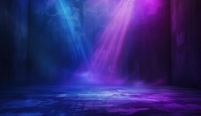 Mystical Purple Smoke on Dark Background. Abstract image of vibrant purple and pink smoke swirling over a dark surface, suggesting mystery or magic.

 - obrazy, fototapety, plakaty