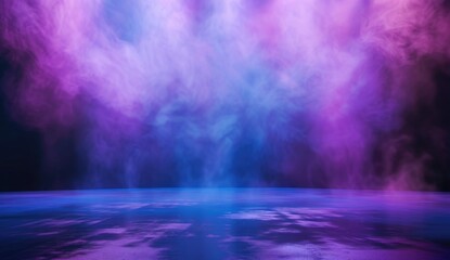 Mystical Purple Smoke on Dark Background. Abstract image of vibrant purple and pink smoke swirling over a dark surface, suggesting mystery or magic.

