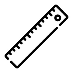 ruler line icon