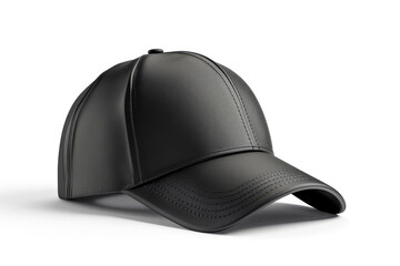 Modern Sporty Black Cap with Adjustable Strap