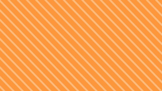 a set of orange, black and white color combination visual backgrounds. seamless moving background. simple looping video with diagonal line pattern running sideways. colorful striped background