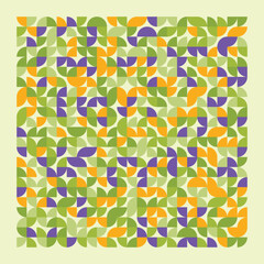 Creative abstract style art background trendy design with basic shapes. wallpaper print.