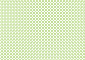 日本の伝統紋様 七宝のシームレスパターン 緑