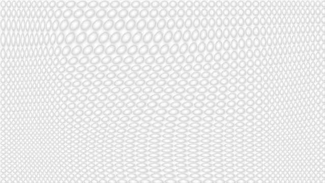 White and Black color simple circular dots minimal geometrical looped background