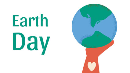 International Mother Earth Day graphic banner. Environmental and sustainability illustration. Background image for poster, cover
