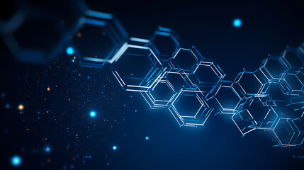 Digital technology abstract graphic poster web page PPT background, modern digital abstract 3D background