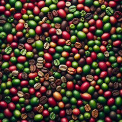 Coffee Bean Spectrum: From Green to Brown