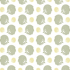 Fingerprint repeating trendy pattern beautiful multicolor vector background