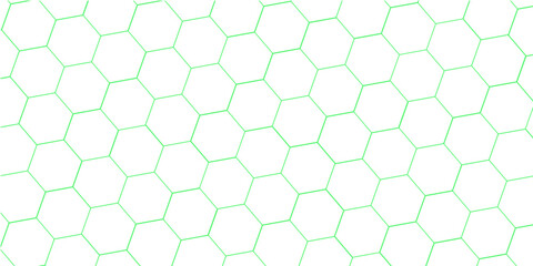 abstract 3d hexagon block pattern in green and white. 3d rendering.....
