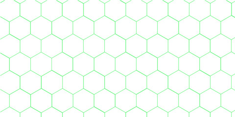 abstract 3d hexagon block pattern in green and white. 3d rendering.....
