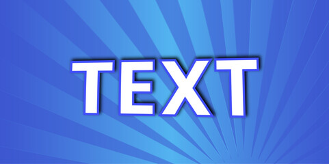 Vector modern text effect design template.