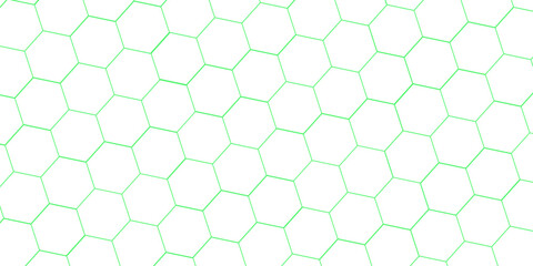 abstract 3d hexagon block pattern in green and white. 3d rendering.....

