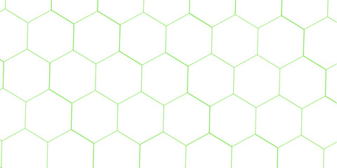 abstract 3d hexagon block pattern in green and white. 3d rendering.....
