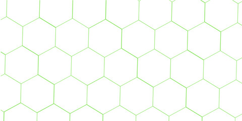 abstract 3d hexagon block pattern in green and white. 3d rendering.....
