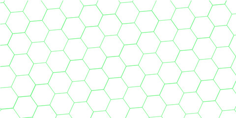 abstract 3d hexagon block pattern in green and white. 3d rendering.....
