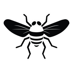 Fly Flat Icon Isolated On White Background