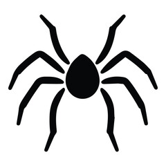 Spyder Flat Icon Isolated On White Background