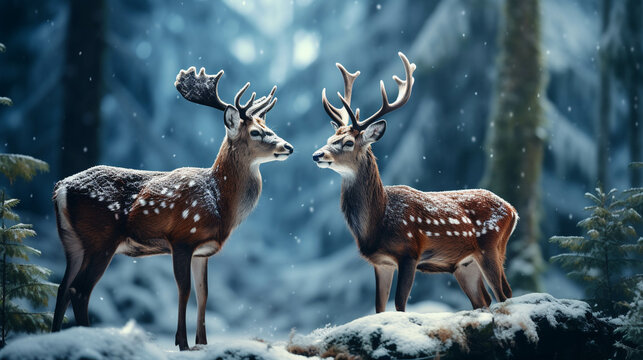white deer   high definition(hd) photographic creative image