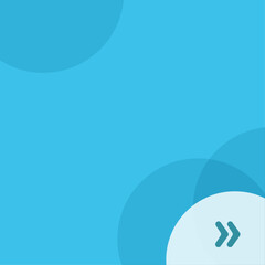 Abstract circle banner for social media post and stories mermaid green