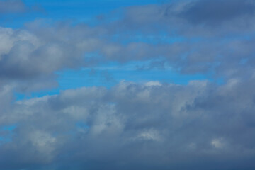 Fototapeta premium Beautiful large clouds on the vault of heaven