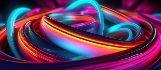 neon rainbow colors abstract background