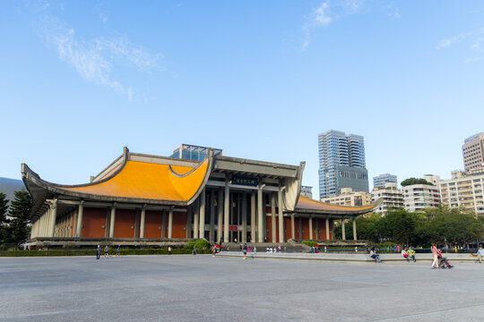 Sun Yat Sen memorial hall in Taipei City