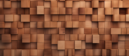 wooden wall background Square wooden texture tiles samples pattern background.