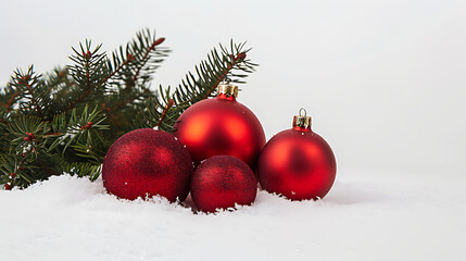 Naklejka na ściany i meble christmas tree ornaments christmas tree with ball in 