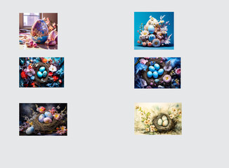 Ostern, Ostereier, Osternest, Osterhase