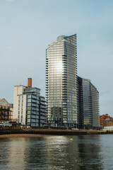 Fototapeta na wymiar Cityscape of London from the Thames