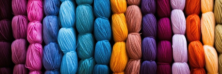 abstract colorful acrylic yarn background