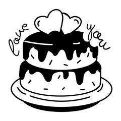 Valentine Cake 