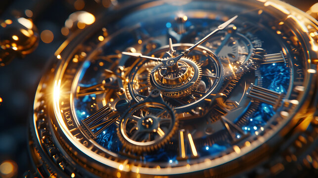The mechanical time watch