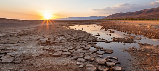 Dry rivers dry lands. Drought-ravaged areas struggle with water shortages