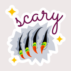 Obraz premium Scary Nails 