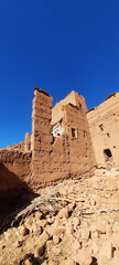 castle destroyed in the desert