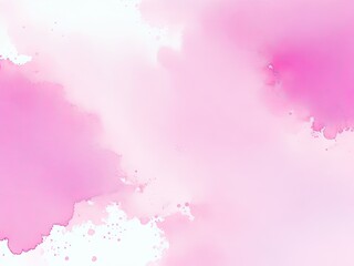 Detailed hand-painted pink watercolor background in vector format