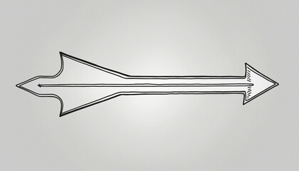 Simple Hand-drawn Arrow SVG