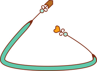 Tribal Arrow Symbol Illustration
