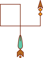 Decorative Arrow Symbol Illustration