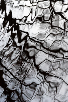 Water reflex background. Abstract reflection and abstract inspection elements in water. 