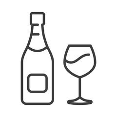 champagne icon design vector template