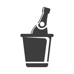 champagne icon design vector template
