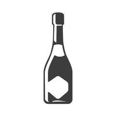 champagne icon design vector template