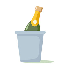 champagne icon design vector template