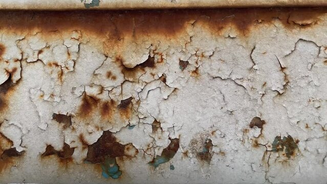 Rust of metals.Corrosive Rust on old iron white.Use as illustration for presentation.corrosion.