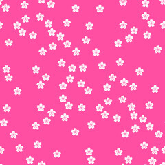背景パターン素材　桜のシンボル（B_1_2）
 - obrazy, fototapety, plakaty