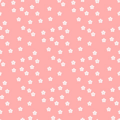 背景パターン素材　桜のシンボル（B_3_3）
